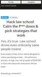 Mobile Screenshot of law-school-hacker.com